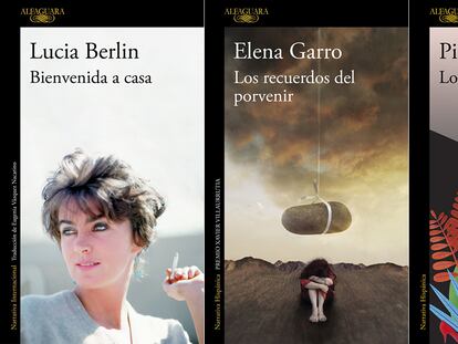 Portadas de libros publicados por Alfaguara.