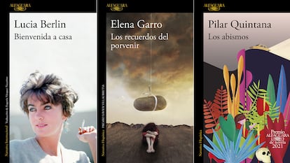 Portadas de libros publicados por Alfaguara.