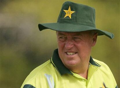 El seleccionador pakistaní, Bob Woolmer