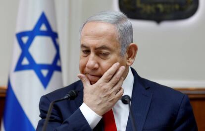 El primer ministro israelí, Benjamín Netanyahu, en Jerusalén.