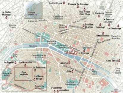 Mapa de París