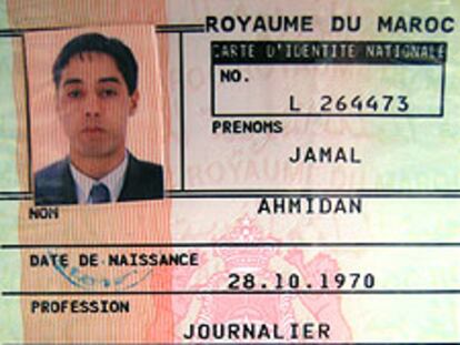 El documento de identidad expedido en Marruecos a Jamal Ahmidan, <i>El Chino</i>.