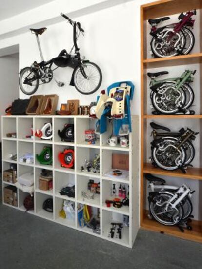 Interior de Bike Pop, en el barrio lisboeta de Intendente.