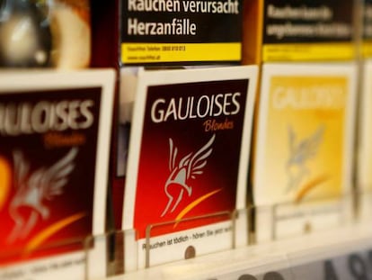 Paquetes de cigarrillos Gauloises, de Imperial Brands. 