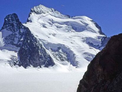 Imagen de la ruta del Dome des Ecrins, lugar de la avalancha.