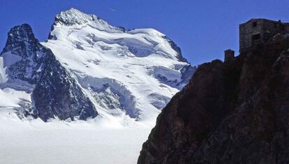 Imagen de la ruta del Dome des Ecrins, lugar de la avalancha.