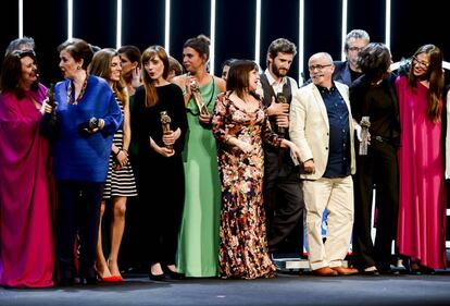 Los premiados del 21 Festival de M&aacute;laga el pasado 21 de abril 