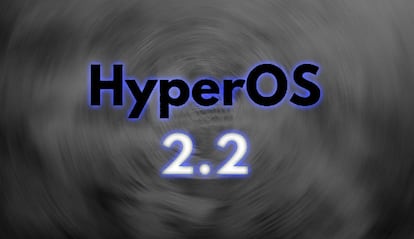 Logo HyperOS 2.2 con fondo