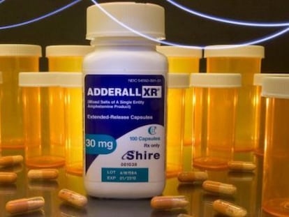 Adderall, medicamento para tratar el trastorno por d&eacute;ficit de atenci&oacute;n e hiperactividad. 