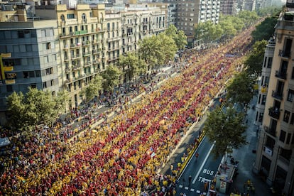 Manifestació de la Diada del 2014