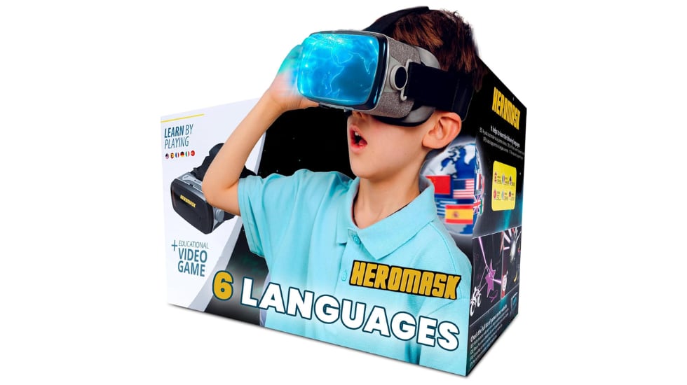 Juego educativo: gafas de realidad virtual. 
