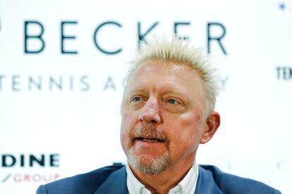 El tenista alemán Boris Becker.