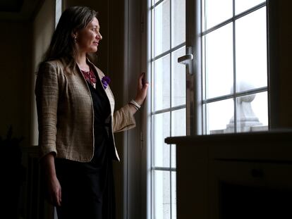 Victoria Rosell, delegada del Gobierno contra la Violencia de Género, en una imagen del año pasado en el Ministerio de Igualdad.