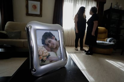 Retrato de Cristina Martín-Tesorero, madre de una niña asesinada por su marido en 2017.