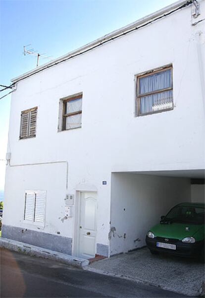 Vivienda de la calle Manuel de Vera, en el municipio tinerfeño de La Laguna, en cuya azotea se ha producido el suceso.