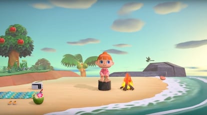 A scene from Nintendo’s ‘Animal Crossing: New Horizons.’