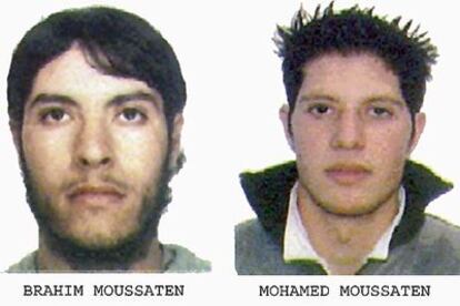 Los hermanos Moussaten, que han ingresado hoy en prisión acusados de colaboración con organización terrorista.