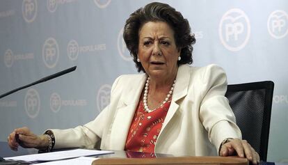 La senadora popular Rita Barberá.