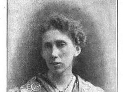 La escritora inglesa Mary Cholmondeley (1859-1925).