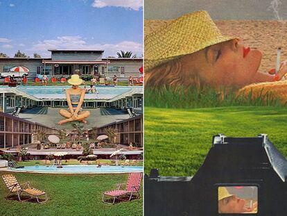 El artista que hace magia con recortes de revistas antiguas