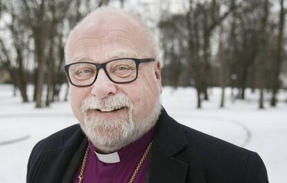 El obispo de Borg, Atle Sommerfeldt, en un parque de Oslo.