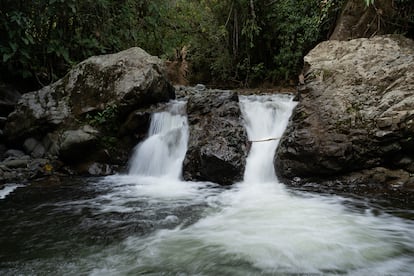 Río dentro del parque nacional Farallones de Cali, en la zona de Peñas Blancas.