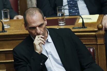 Iannis Varufakis, dilluns passat.