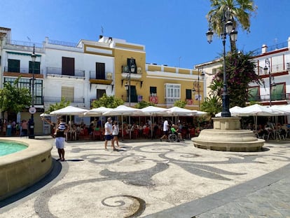 Plaza del Cabildo en Sanlúcar. J.C. CAPEL