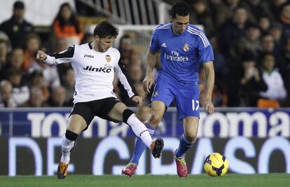 Arbeloa es entrado por Bernat  