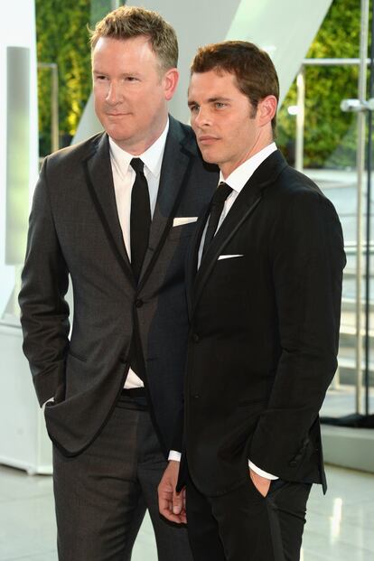 Todd Snyder y el actor James Marsden.