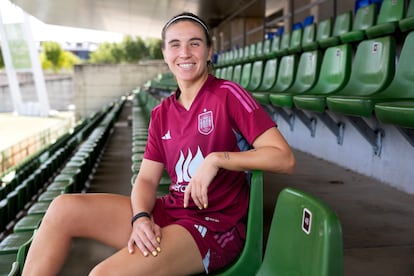 Mariona Caldentey, durante la entrevista.