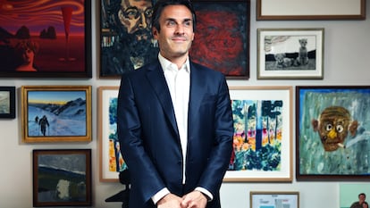 Saïd Hedjal, consejero delegado de Kronos Real Estate, en su despacho de Madrid.