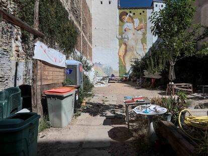 Solar del patio Maravillas ubicado en la calle Antonio Grilo que el Ayuntamiento anuncia que ha recuperado