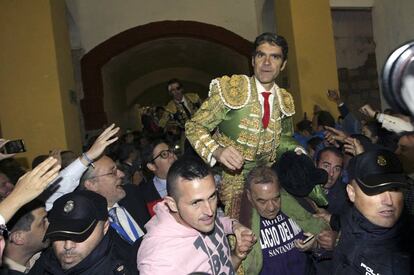 Jos&eacute; Tom&aacute;s, en la feria de Jerez.