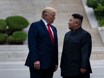 Donald Trump y Kim Jong-un, en una foto de archivo el 30 de junio de 2019.