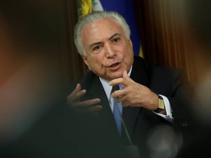 O presidente Michel Temer. 