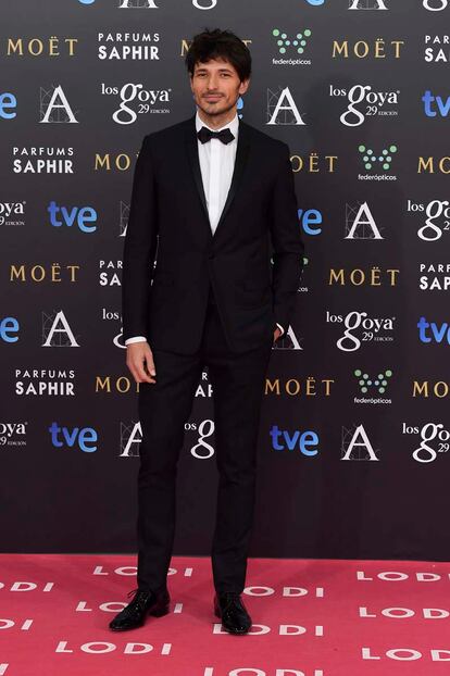 Andrés Velencoso, muy elegante de Dior.