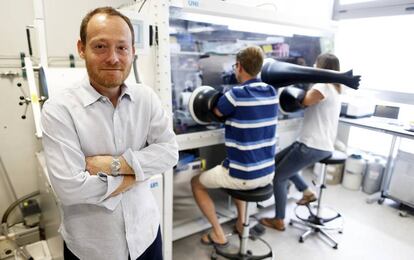 Luis Manuel Rubio, en el Centro de Biotecnología y Genética de Plantas (Madrid).