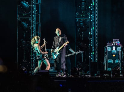 Billy Corgan en un momento del recital de Smashing Pumpkins.