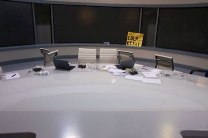 Estudios de los informativos de Canal 9.