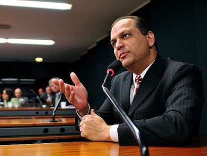 O deputado Ricardo Barros, na C&acirc;mara.