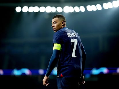 Kylian Mbappé, el martes pasado en Anoeta.