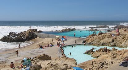 Piscinas Leça de Palmeira, ideadas por Álvaro Siza en Matosinhos (Oporto).