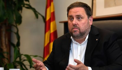 El vicepresident Oriol Junqueras, en una foto d'arxiu.