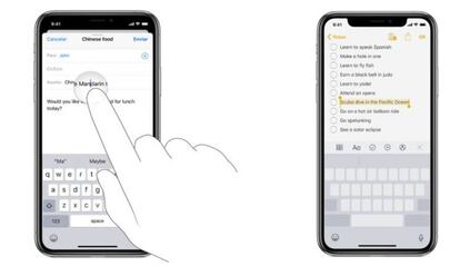 rucos ocultos para escribir más rápido en el iPhone