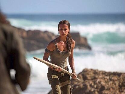 Alicia Vikander en la piel de Lara Croft.