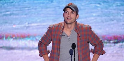 Ashton Kutcher, en los Teen Choice Awards 2013.