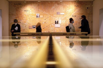La última exposición celebrada en la Fundación Joan Miró sobre la relación del grupo ADLAN y el pintor.