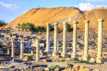 La antigua ciudad de Beit She'an, en Israel.