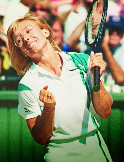 La tenista Martina Navratilova, una de las mejores de la historia, llevaba el logotipo de Puma en sus camisetas.
